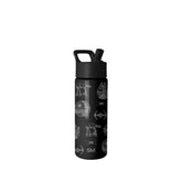 Summit Kids Water Bottle with Straw Lid