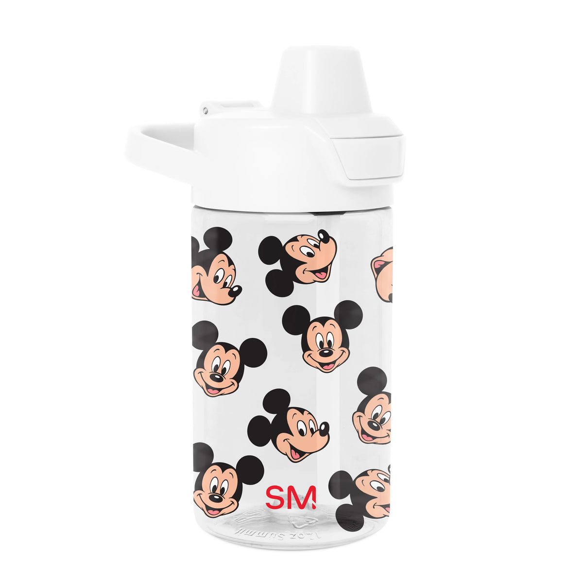 Summit Kids Plastic Water Bottle with Simple Flip Straw Lid